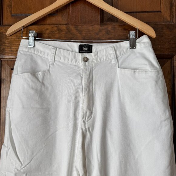 Lee White Capris Size 12M - Picture 2 of 13
